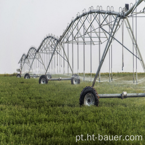 Sistema de irrigação por pivô central de baixo perfil